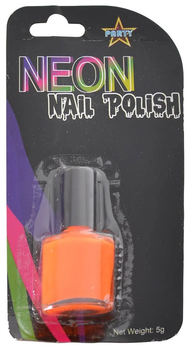 Party Neon Orange Nail Polish