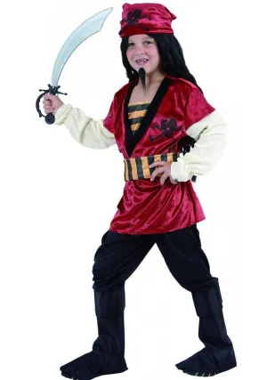 Party Pirate Boys Fancy Dress Costume
