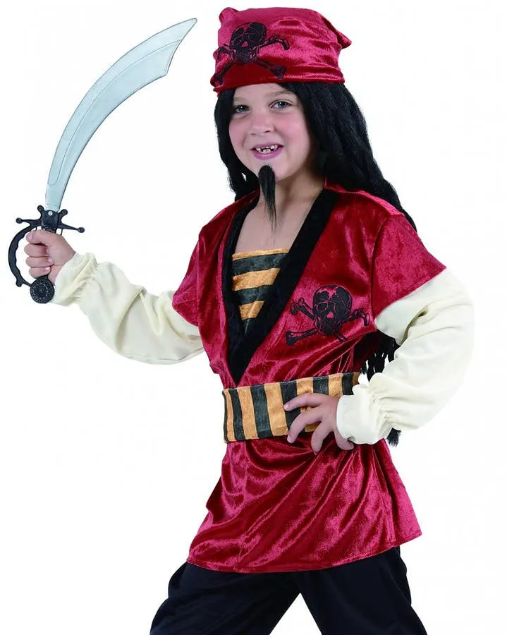 Party Pirate Boys Fancy Dress Costume
