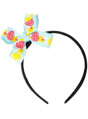 Pastel Blue Easter Bow Kids Costume Headband