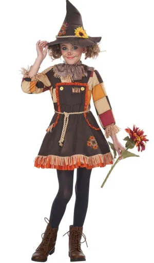 Patchwork Scarecrow Girls Wizard of Oz Costume