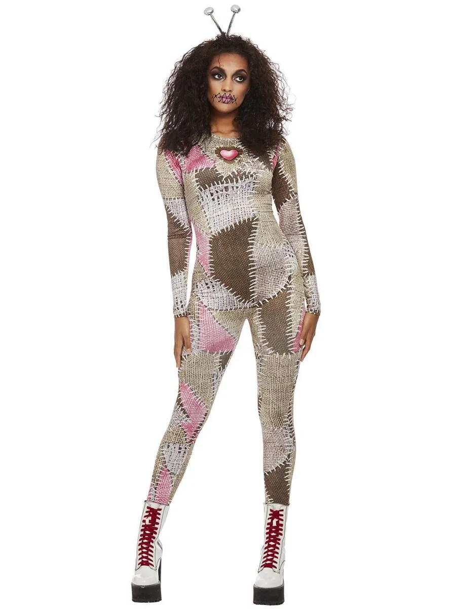 Patchwork Voodoo Doll Womens Halloween Costume