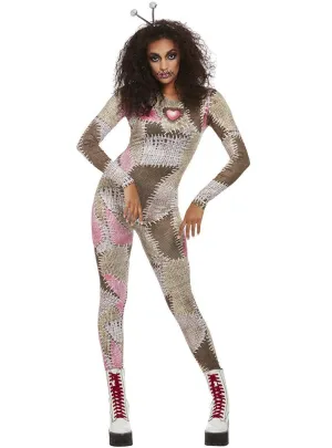 Patchwork Voodoo Doll Womens Halloween Costume