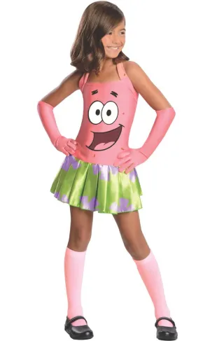 Patrick Star Girls Fancy Dress Costume