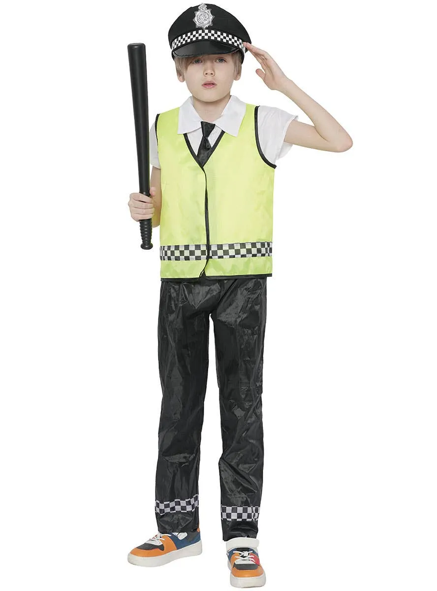 Patrolling Police Officer Boys Occupation Costume