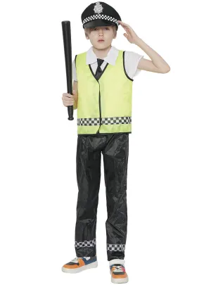 Patrolling Police Officer Boys Occupation Costume