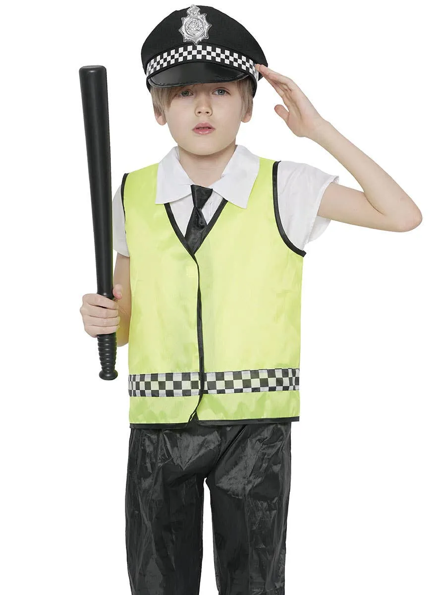 Patrolling Police Officer Boys Occupation Costume