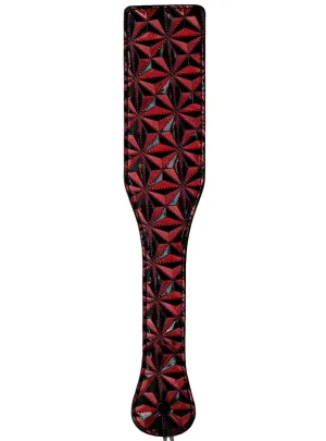 Patterned Burgundy Red Costume Paddle