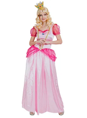 Peachy Princess Gaming Character Womens Costume