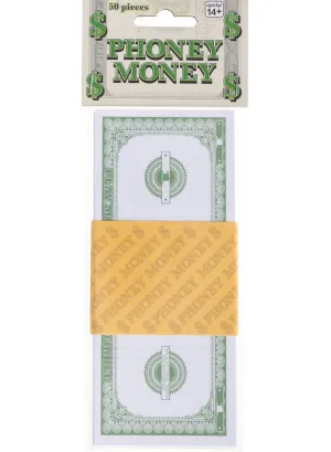 Phoney Money 1 Dollar Bills Costume Accessory