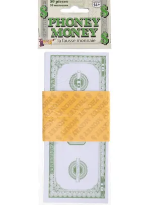 Phoney Money 10 Dollar Bills Costume Accessory