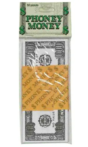 Phoney Money 1000 Dollar Bills Costume Accessory