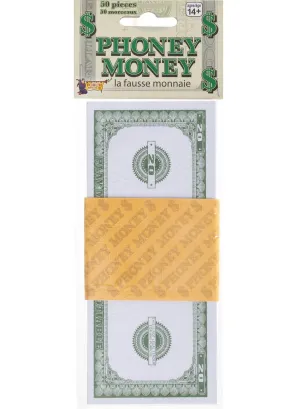 Phoney Money 20 Dollar Bills Costume Accessory