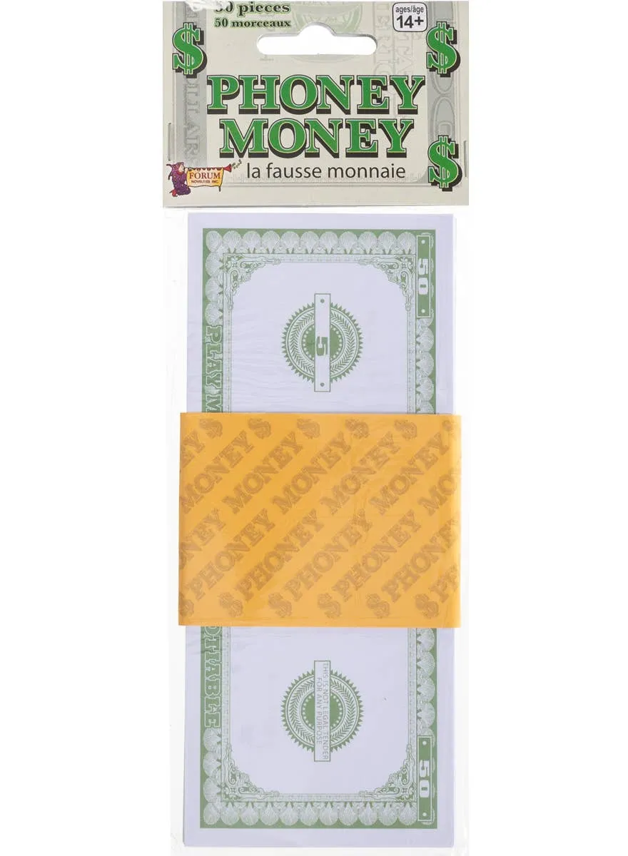 Phoney Money 5 Dollar Bills Costume Accessory