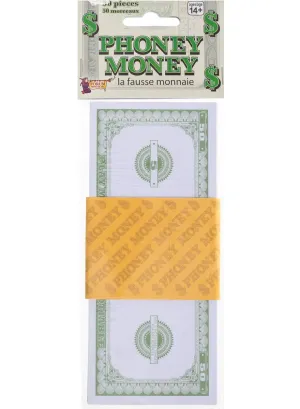 Phoney Money 5 Dollar Bills Costume Accessory