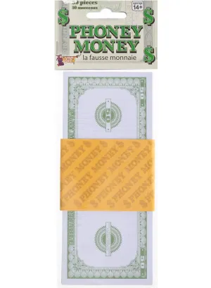 Phoney Money 50 Dollar Bills Costume Accessory