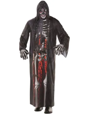 Photo Real Grim Reaper Robe Mens Halloween Costume