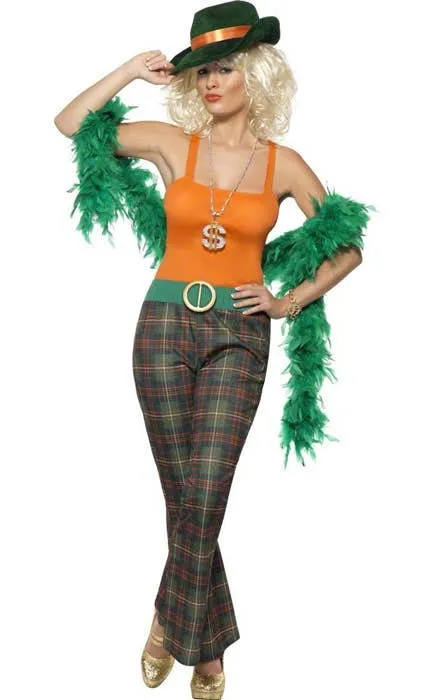 Pimpette Gangster Womens Fancy Dress Costume