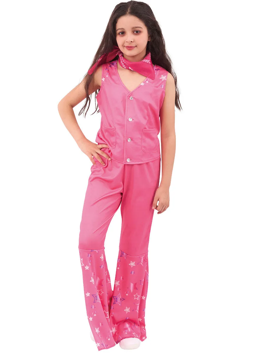 Pink Cowgirl Doll Girls Costume