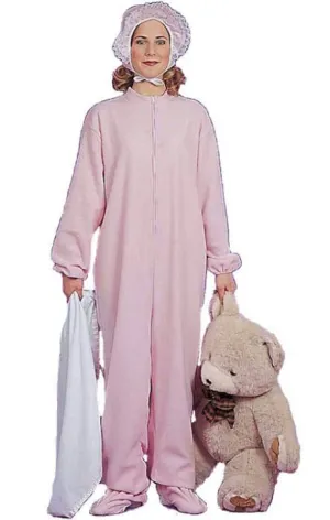 Pink Jammies Womens Funny Baby Costume