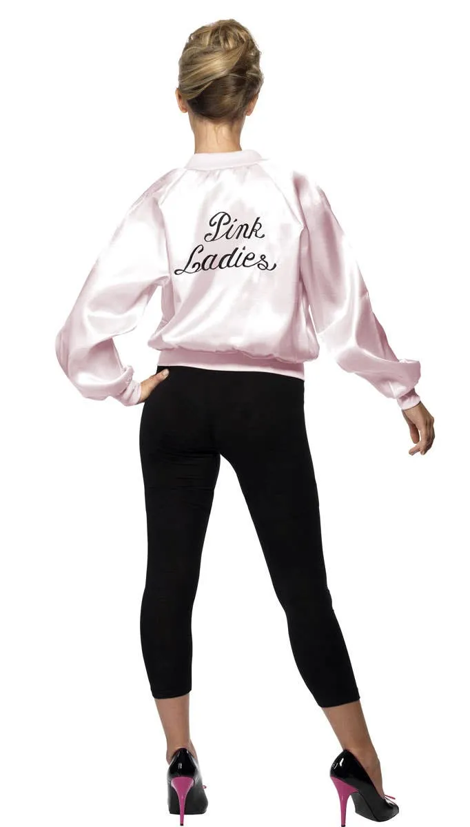 Pink Ladies Satin Costume Womens Jacket