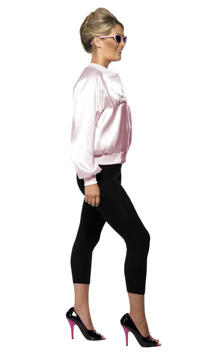 Pink Ladies Satin Costume Womens Jacket