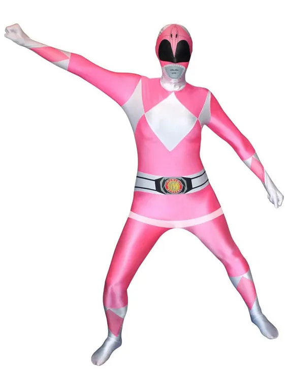 Pink Power Ranger Morphsuit Womens Costume