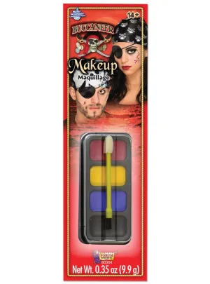 Pirate Buccaneer Face Paint Costume Makeup Set