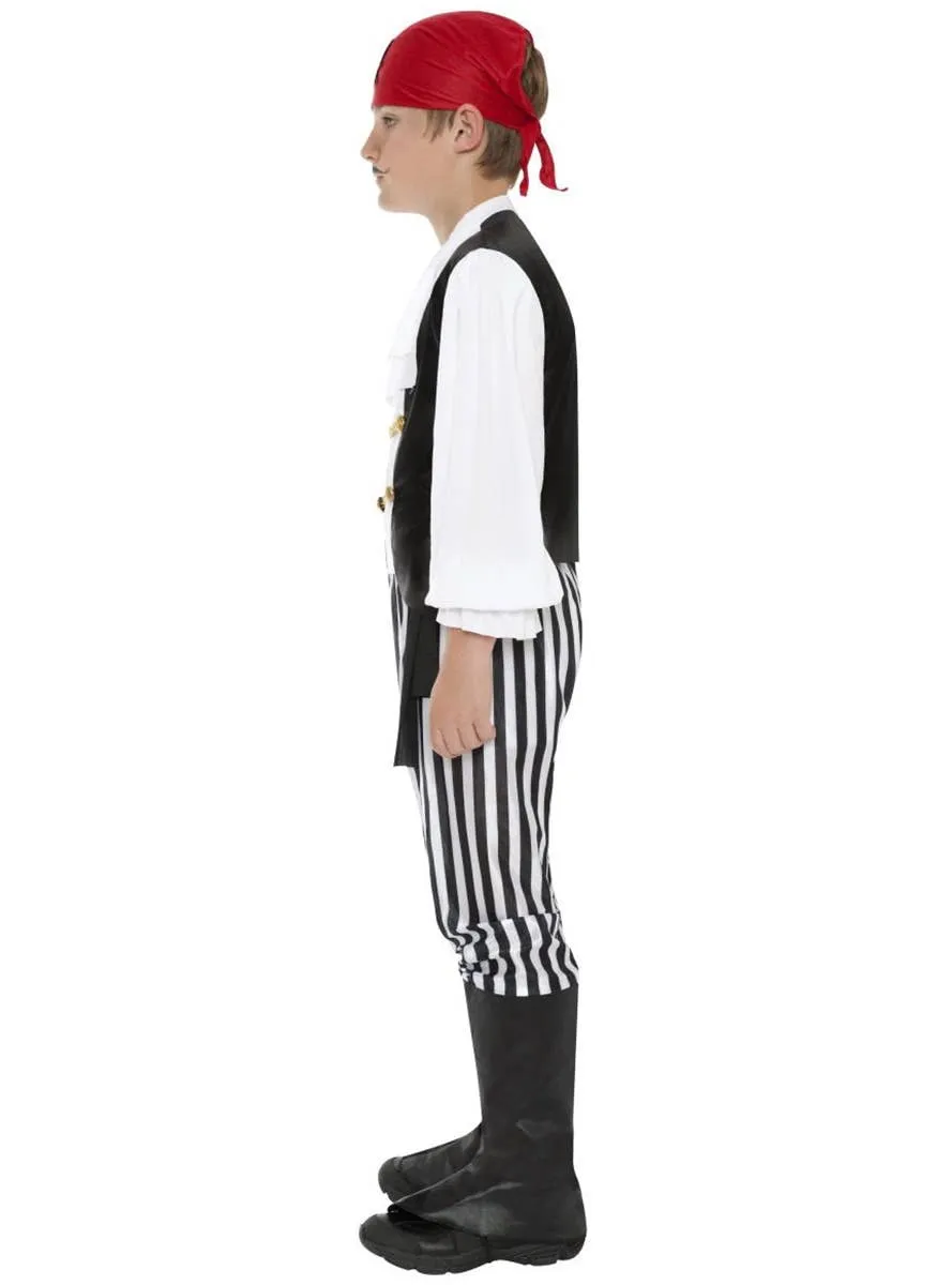 Pirate Captain Boys Fancy Dress Costume