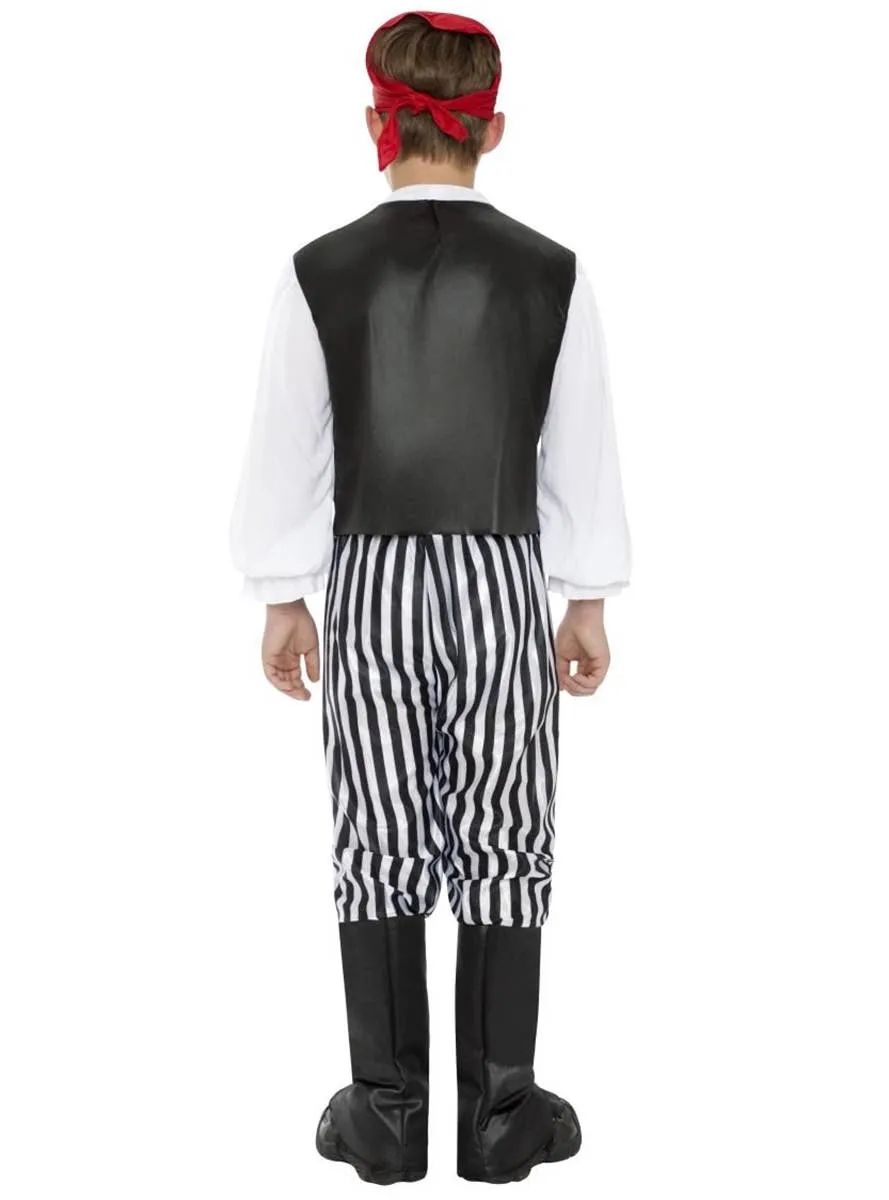 Pirate Captain Boys Fancy Dress Costume