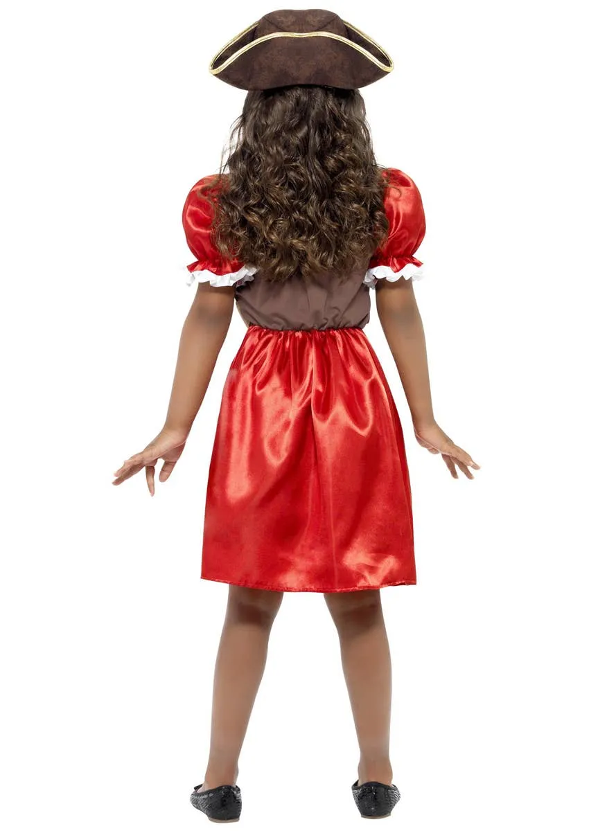 Pirate Captain Girls Fancy Dress Costume