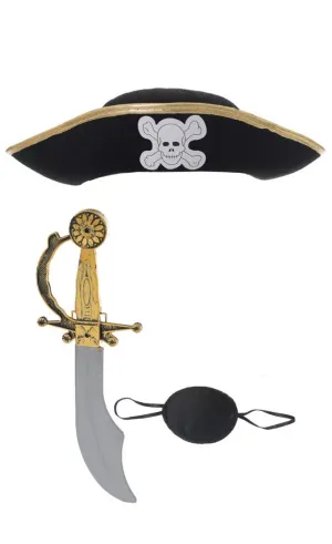 Pirate Childrens Costume Accessory Kit