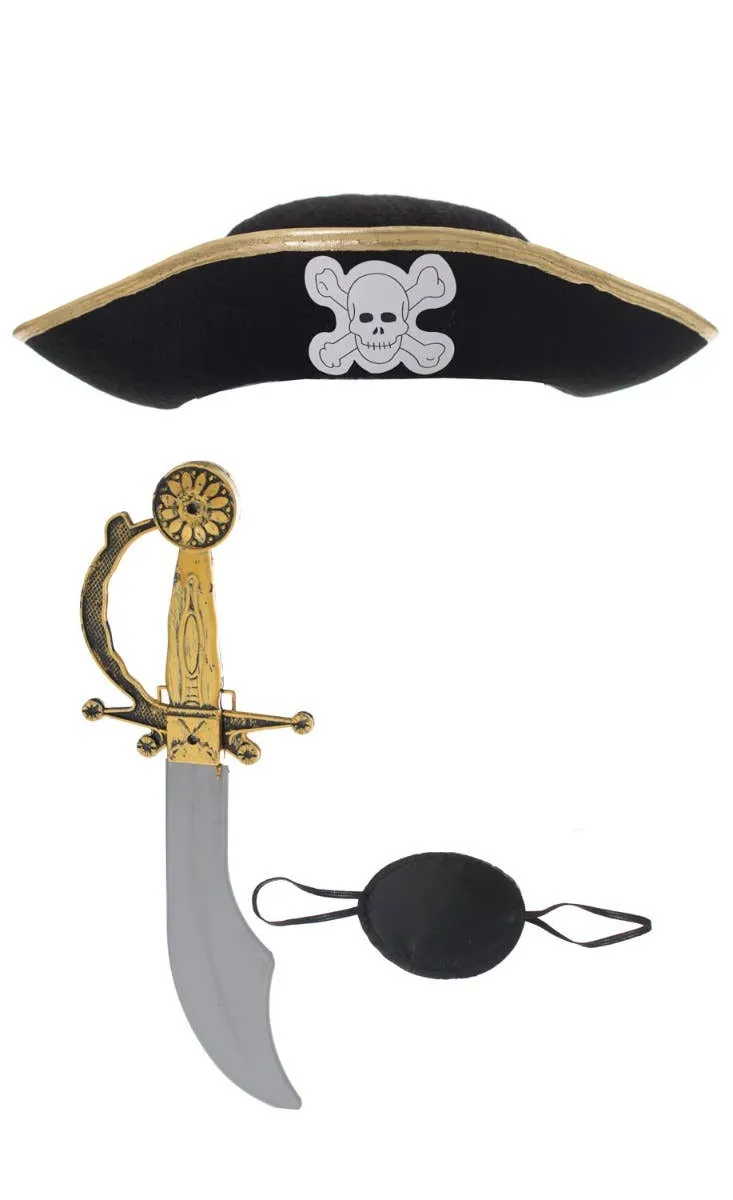 Pirate Childrens Costume Accessory Kit
