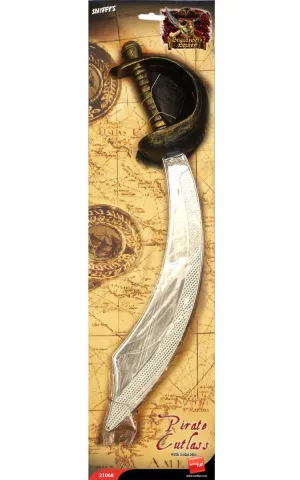 Pirate Cutlass and Eye Patch Costume Accessory Kit