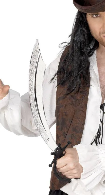Pirate Cutlass Sword Plastic Novelty Weapon
