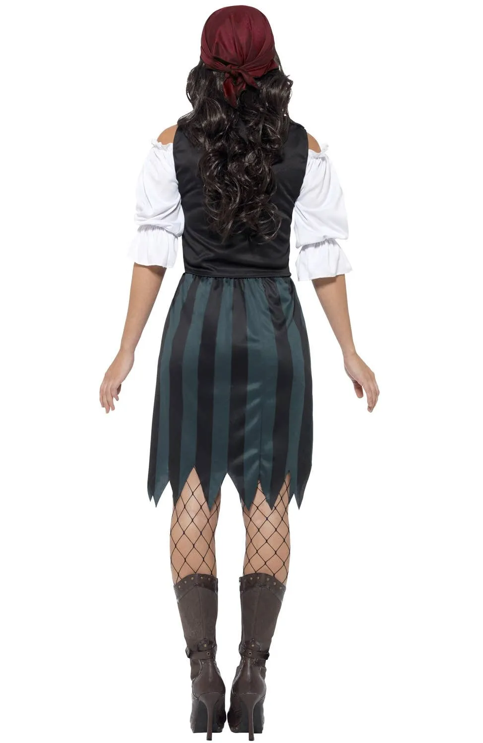 Pirate Deckhand Womens Fancy Dress Costume