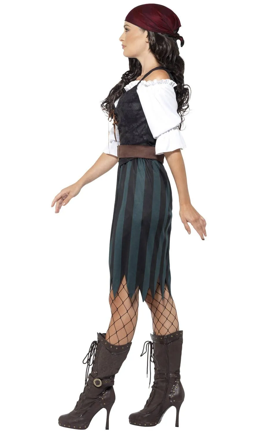 Pirate Deckhand Womens Fancy Dress Costume