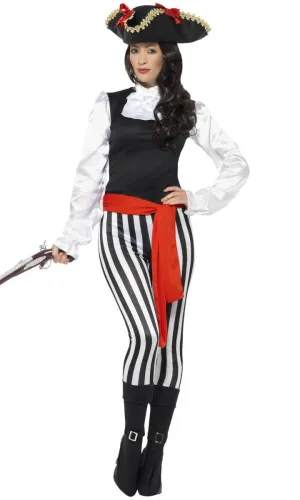 Pirate Lady Seafarer Womens Fancy Dress Costume