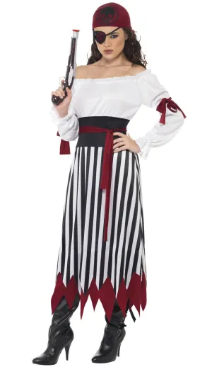 Pirate Lady Womens Fancy Dress Costume