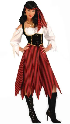 Pirate Maiden Womens Fancy Dress Costume