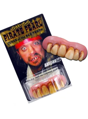 Pirate Pearl Novelty Custom Fit Teeth Costume Accessory