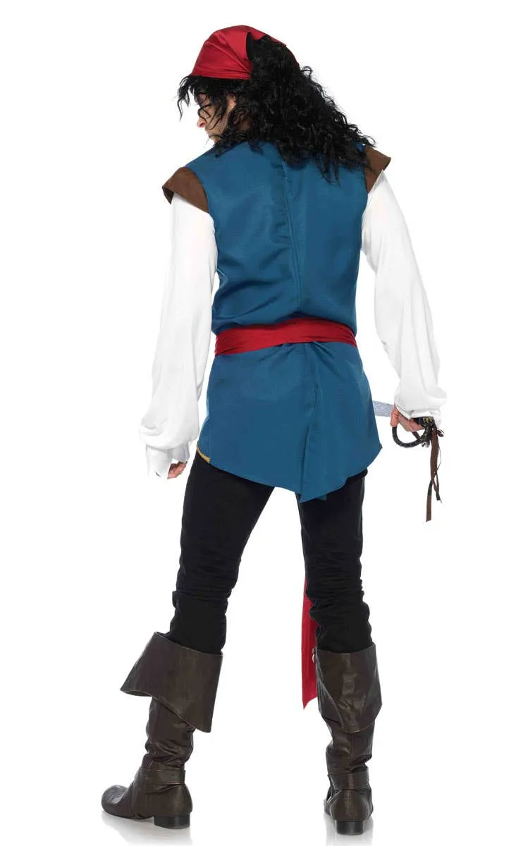 Pirate Scoundrel Mens Fancy Dress Costume