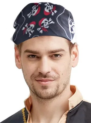 Pirate Skull and Crossbones Costume Bandanna