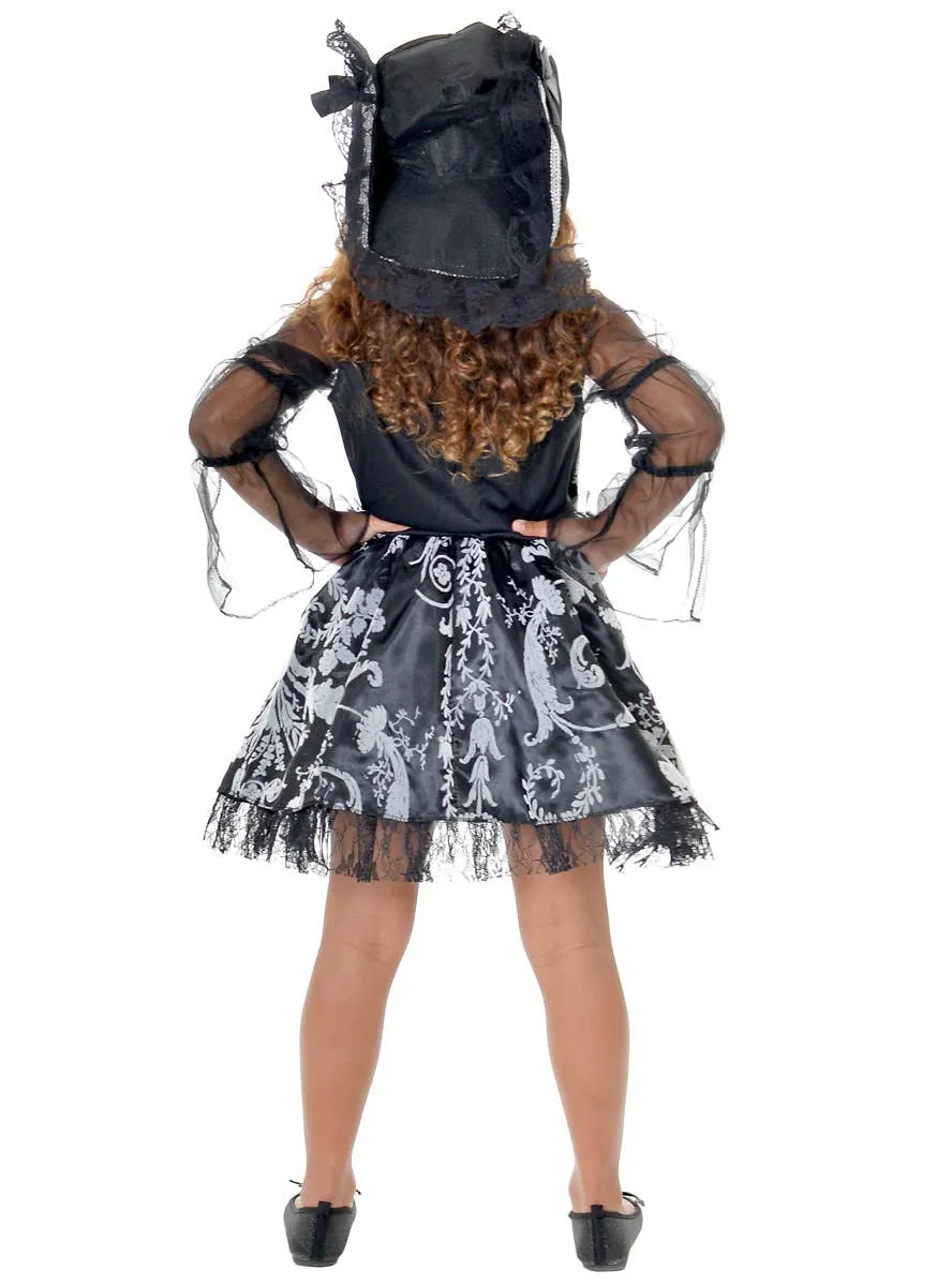 Pirate Sweetie Girls Black and Grey Dress Up Costume