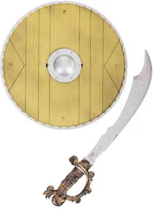 Pirate Sword and Shield Costume Weapon Set