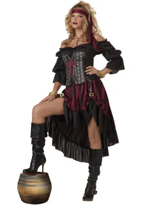 Pirate Wench Womens Fancy Dress Costume