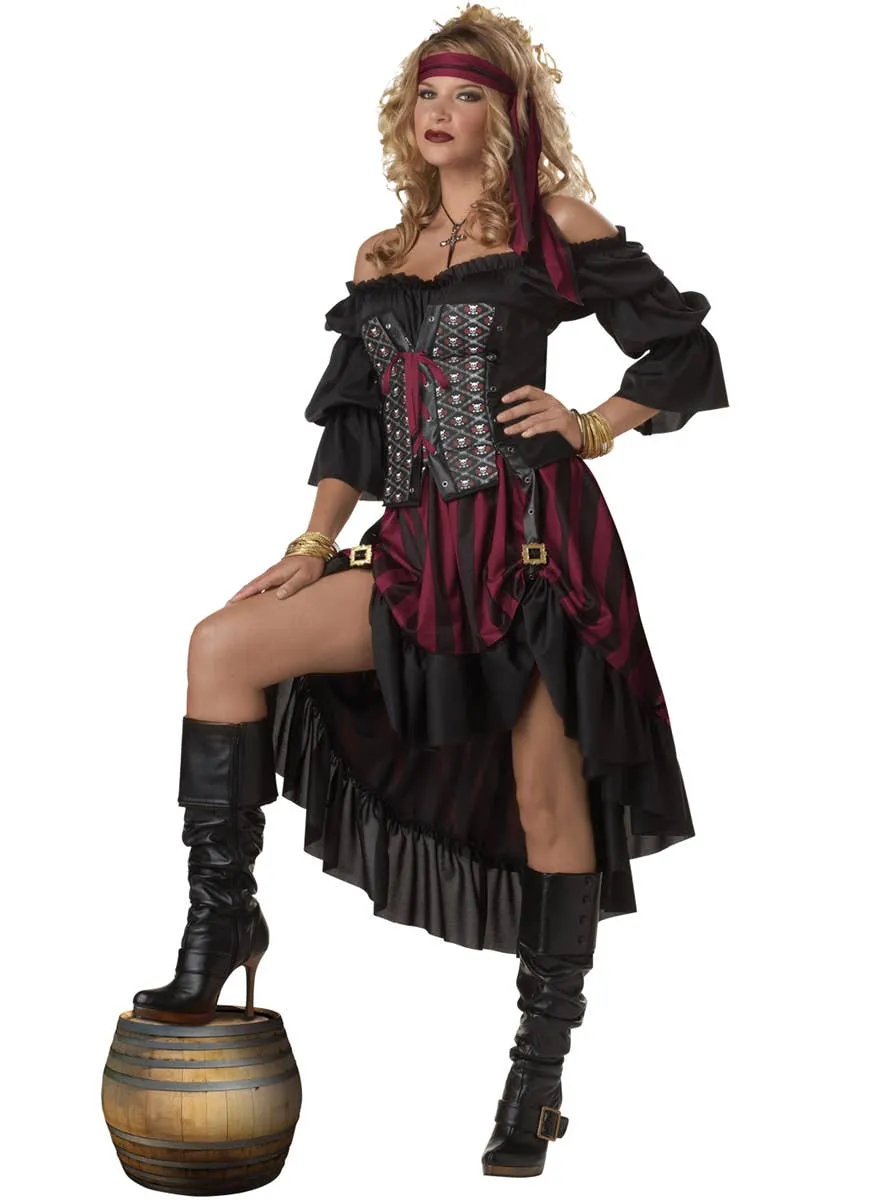 Pirate Wench Womens Fancy Dress Costume