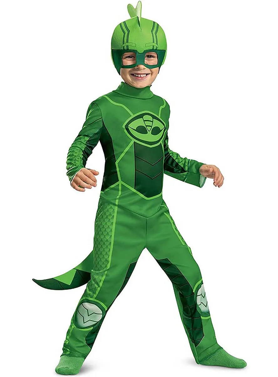 PJ Masks Boys Green Gekko Megasuit Costume