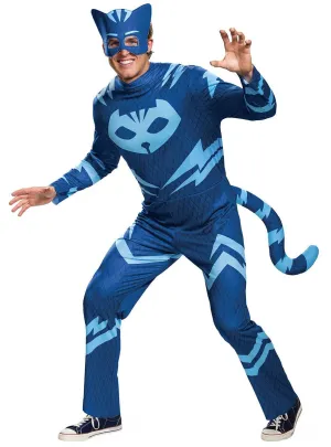 PJ Masks Mens Licensed Blue Catboy Costume