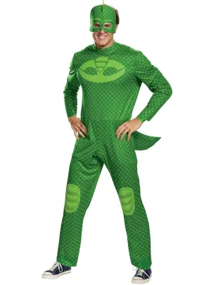 PJ Masks Mens Licensed Green Gekko Costume